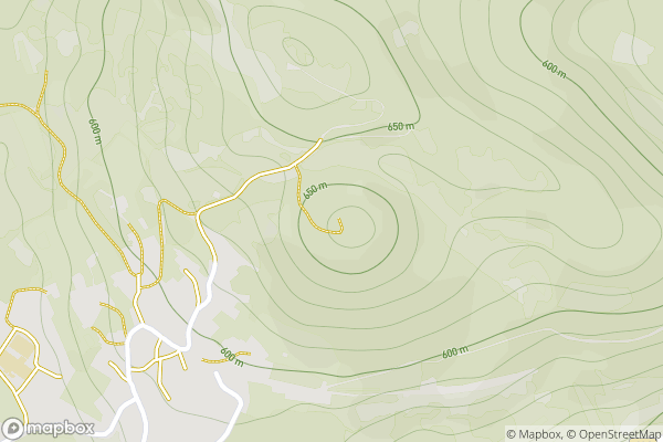 static Mapbox map