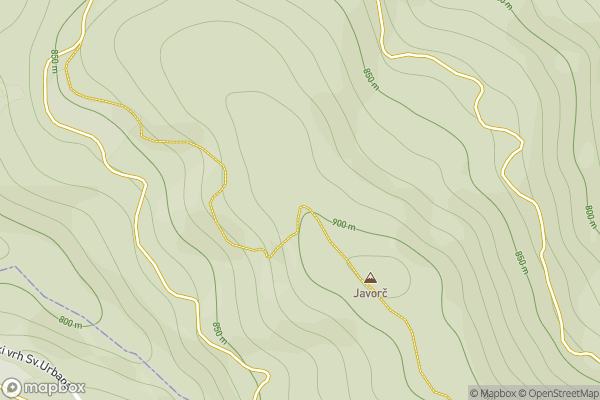 static Mapbox map