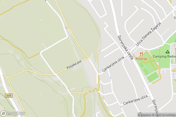 static Mapbox map