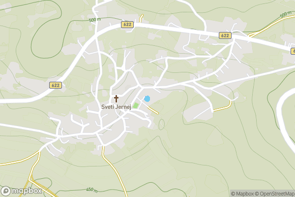 static Mapbox map