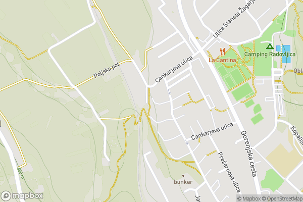static Mapbox map