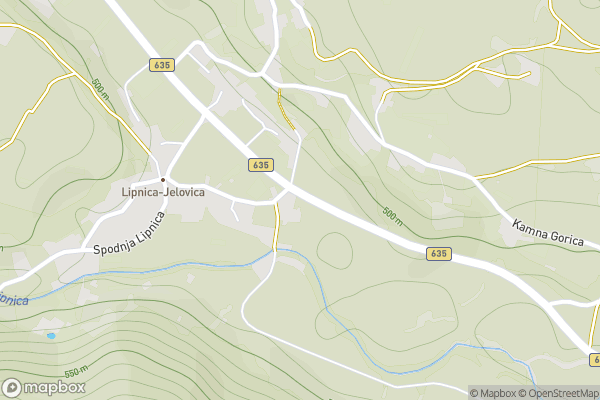 static Mapbox map