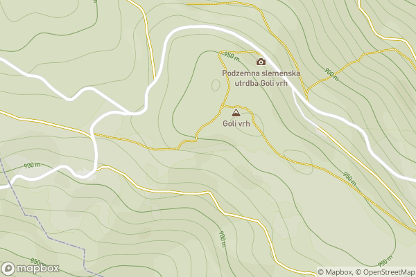 static Mapbox map