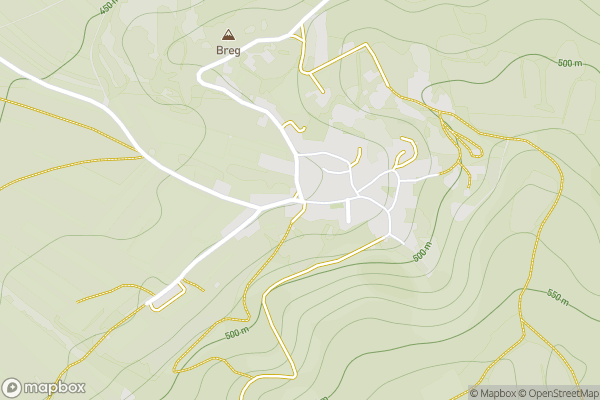 static Mapbox map
