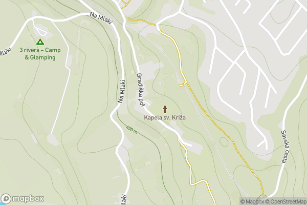 static Mapbox map