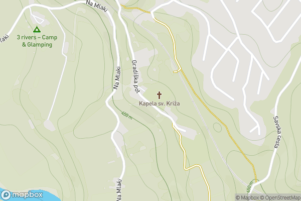 static Mapbox map