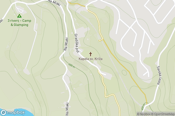 static Mapbox map