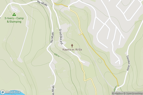 static Mapbox map