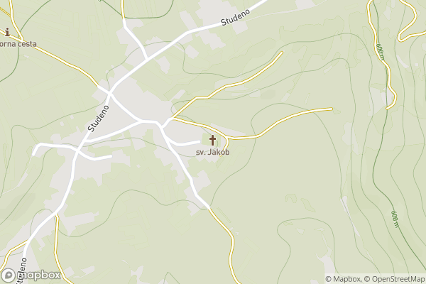 static Mapbox map