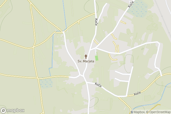 static Mapbox map