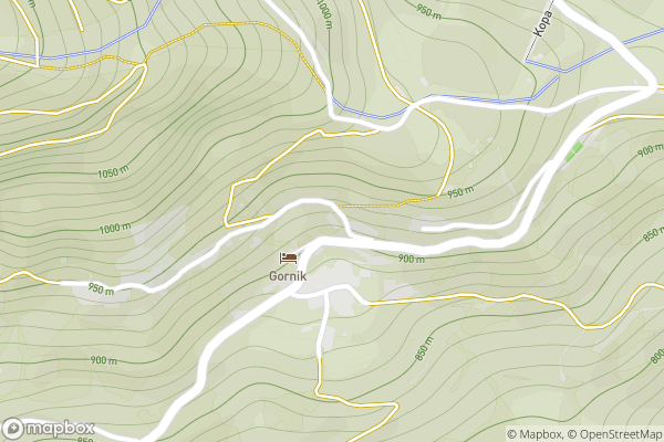 static Mapbox map
