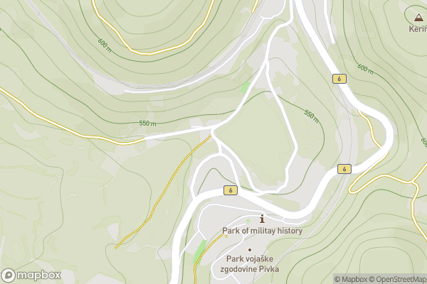static Mapbox map