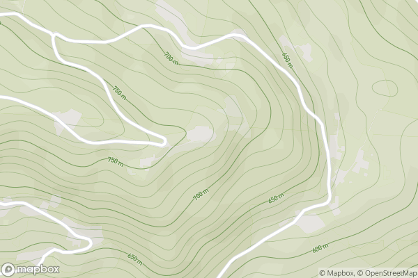 static Mapbox map