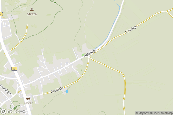 static Mapbox map