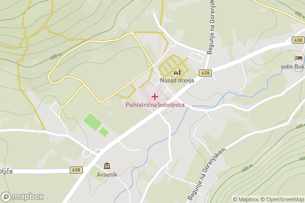 static Mapbox map