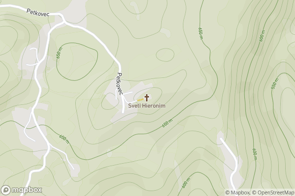 static Mapbox map