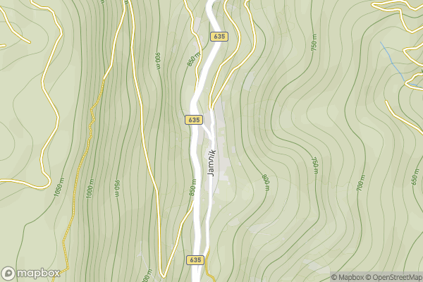 static Mapbox map