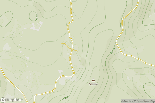 static Mapbox map
