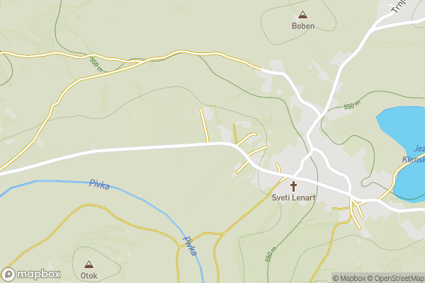 static Mapbox map