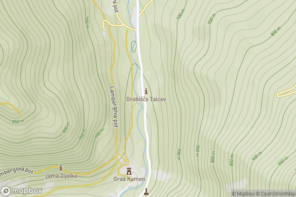 static Mapbox map