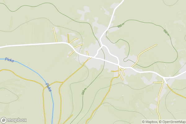 static Mapbox map