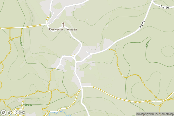 static Mapbox map
