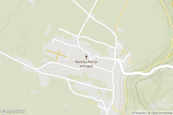 static Mapbox map