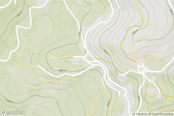 static Mapbox map