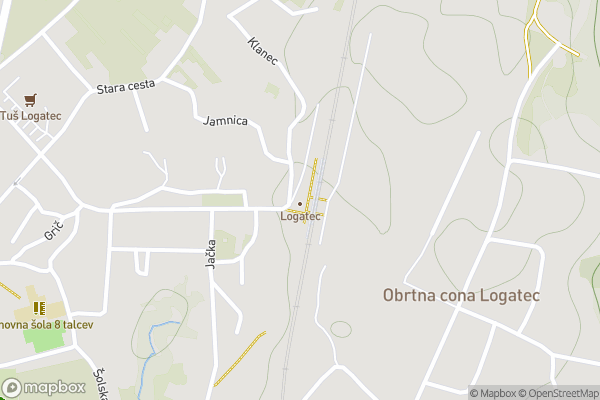 static Mapbox map