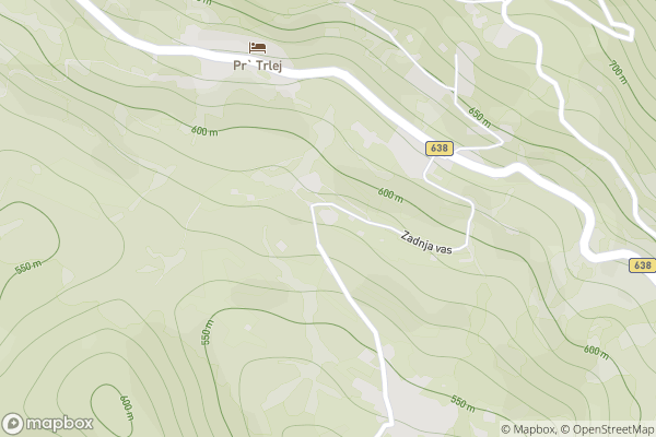 static Mapbox map