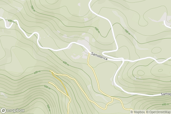 static Mapbox map