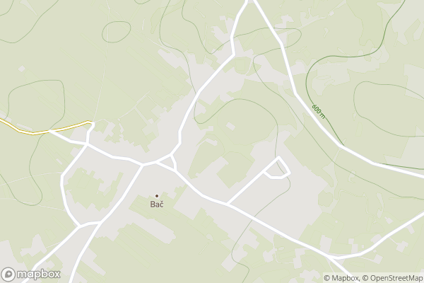 static Mapbox map