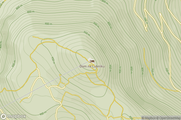 static Mapbox map