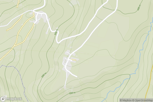 static Mapbox map