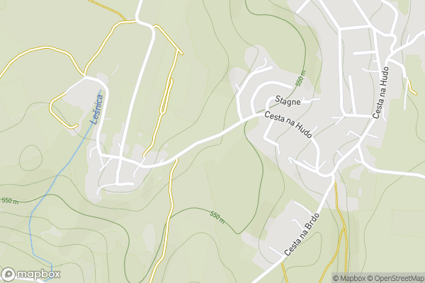 static Mapbox map