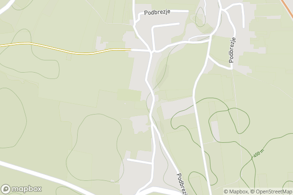 static Mapbox map