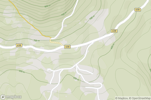 static Mapbox map