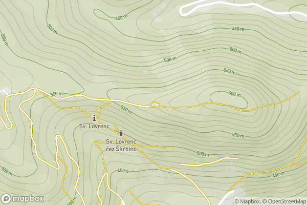 static Mapbox map