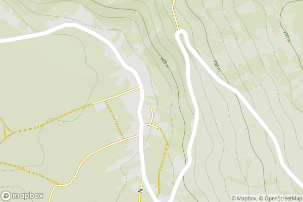 static Mapbox map
