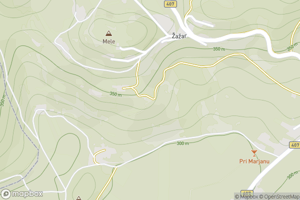 static Mapbox map