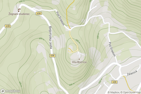 static Mapbox map