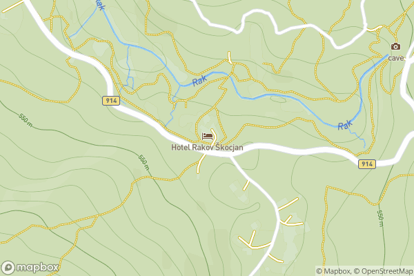 static Mapbox map