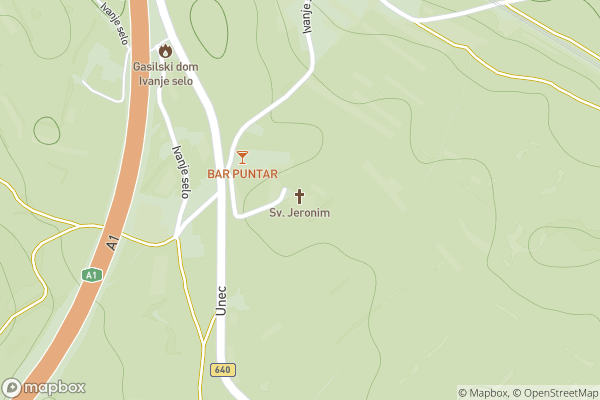 static Mapbox map