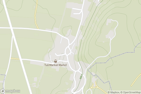 static Mapbox map