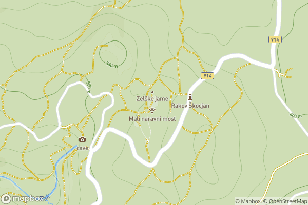 static Mapbox map