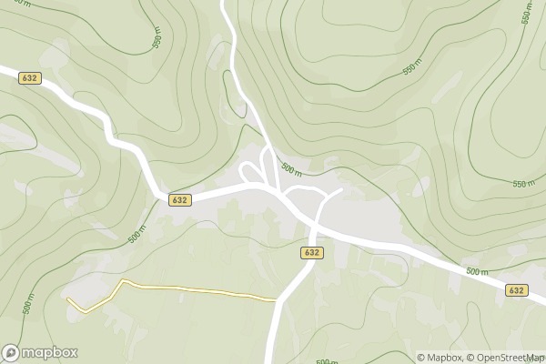 static Mapbox map