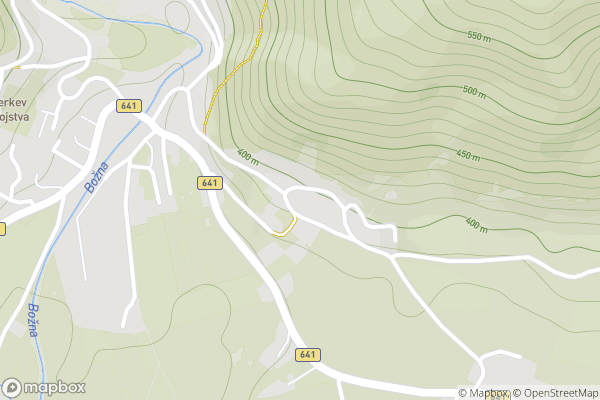 static Mapbox map