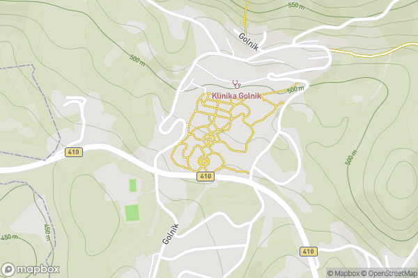 static Mapbox map
