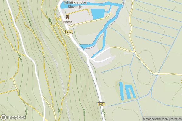 static Mapbox map