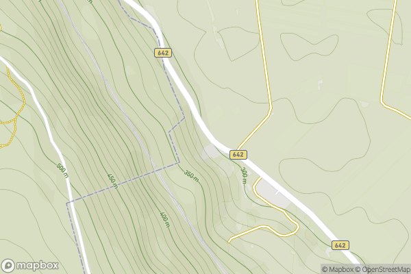 static Mapbox map